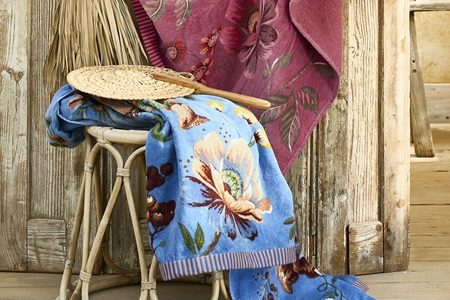 Serviette de plage fleurs
